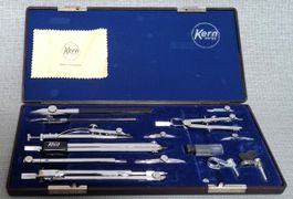 Kern Swiss Präzisions-Reisszeug  Zirkelset Serie A Vintage