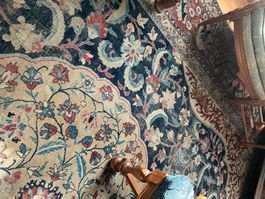 Orientteppich mit Blumenmuster gebraucht guter Zustand