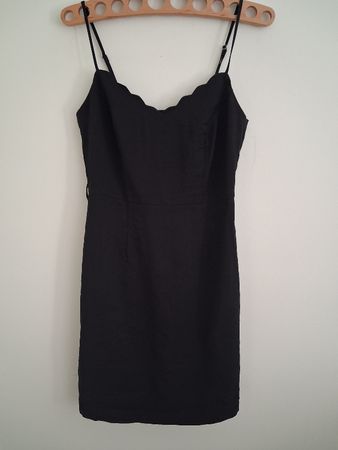 Black mini dress VILA size S/M viscose
