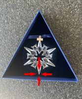 Defekter Swarovski Weihnachtsstern Ornament 2007