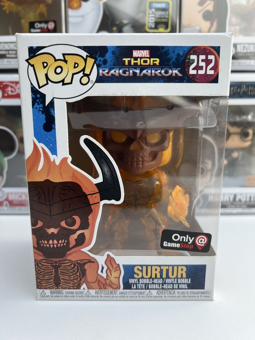 Funko Statuette: Funko POP! Marvel Thor Ragnarok Surtur Edition Limitée – Nuovo e nell'imballaggio originale da Le Mouret venduto da perfectbijou