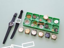 Lot de pièces horlogères 