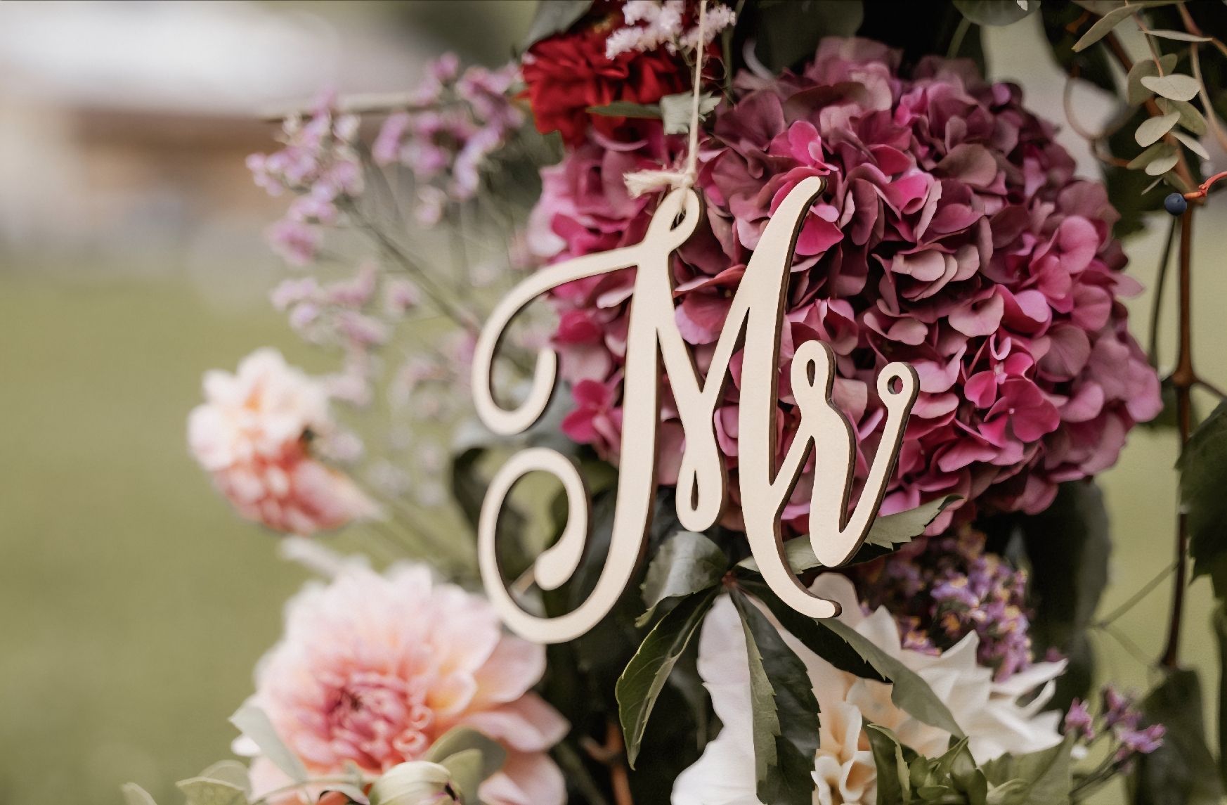 Tutte le decorazioni: Mr & Mrs aus Holz – Usato da Liestal venduto da michelaa.h 3