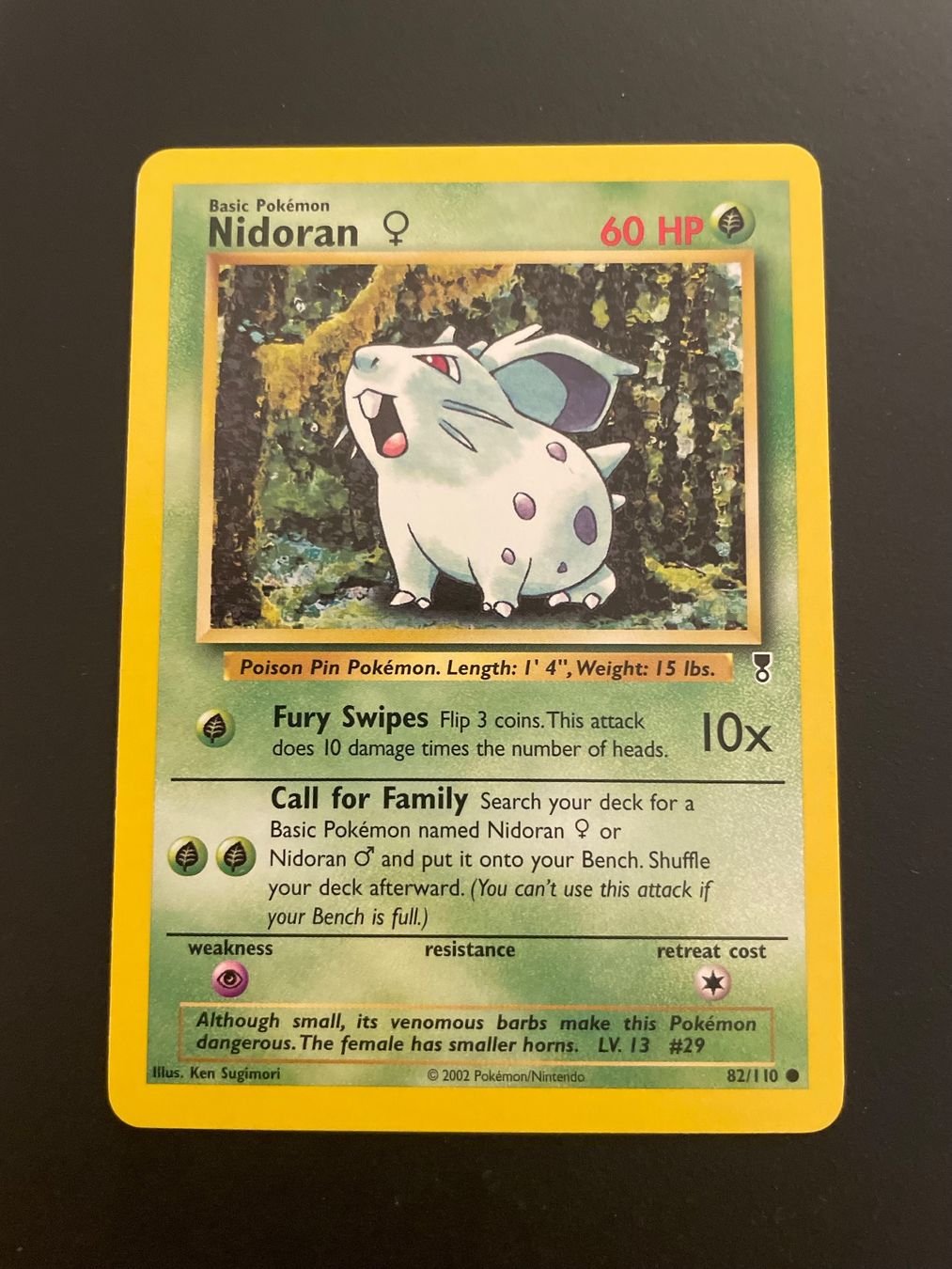 Pokémon Carte collezionabili: Nidoran 82/110 Legendary Collection – Usato da Zürich venduto da pokemon_cards