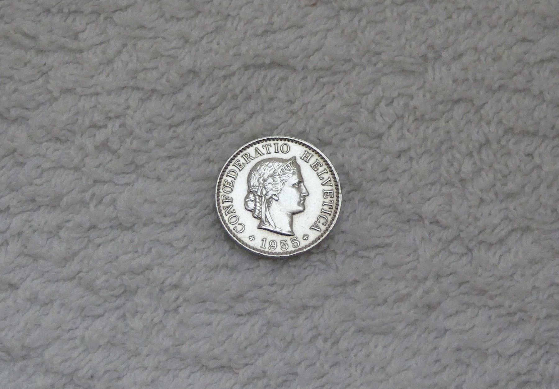Tutti le monete: 5 centimes/rappen 1955 – Usato da Nyon venduto da Ilmi09