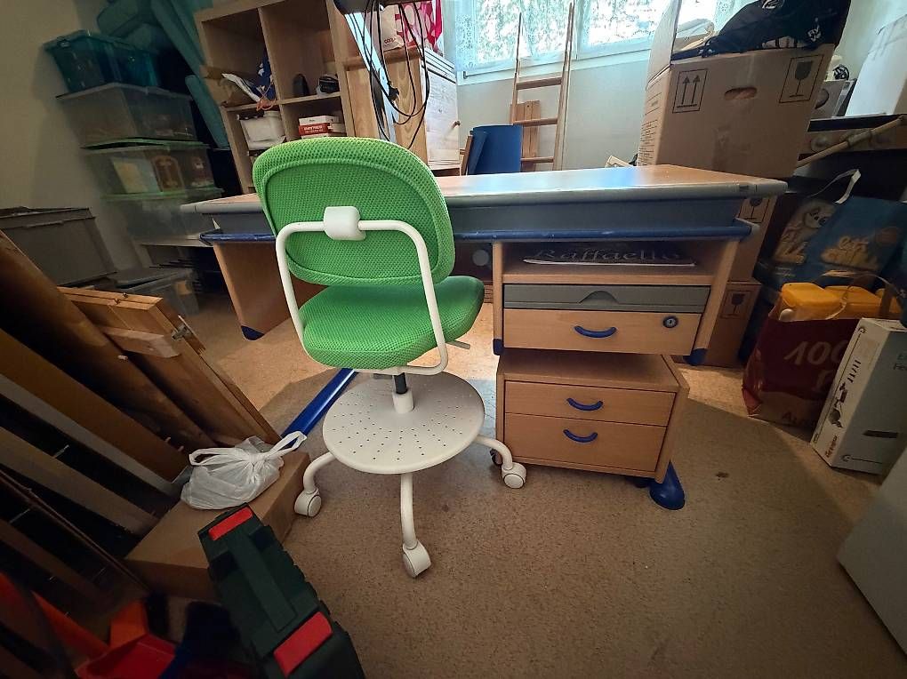Scrivanie: Moll Kinderpult mit Erweiterung – Usato da Uster venduto da kla_rby5