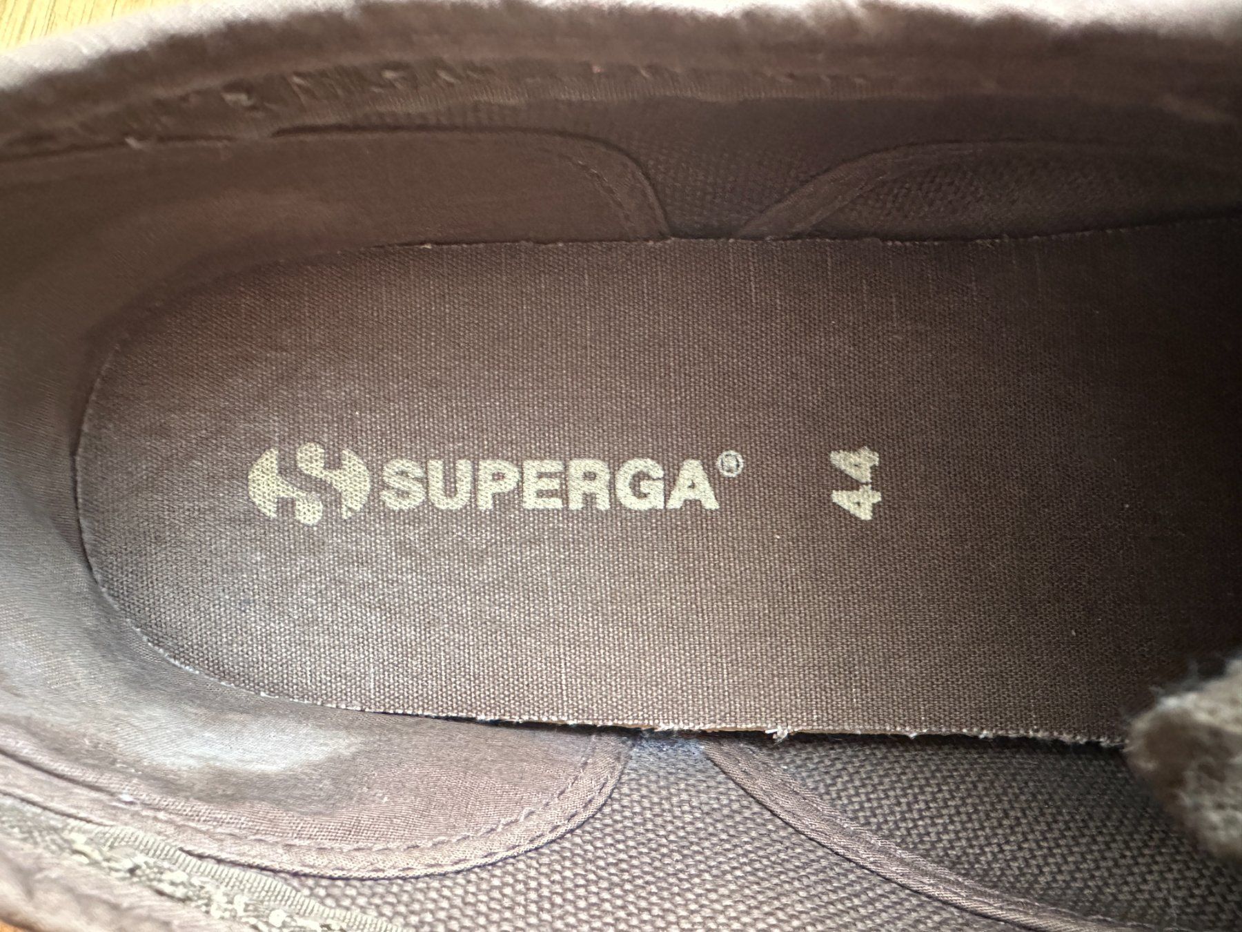 Superga Herrenschuhe: Superga 2750 Classic Brown Canvas Size EU44 – Gebraucht aus Lausanne von brixton 7