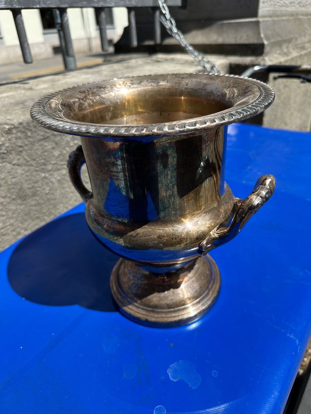 Sonstiges: Vintage Champagerkübel versilbert – Gebraucht aus Zürich von atlantis77 8