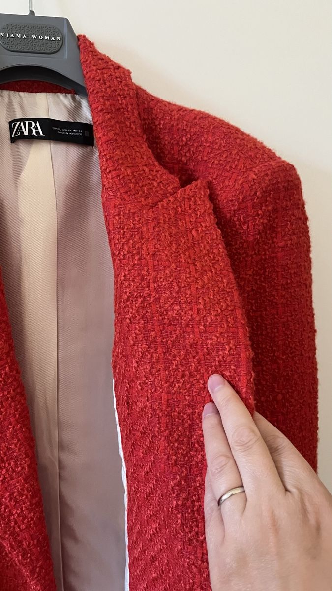 Zara Giacche: Blazer Zara rosso taglia XL  – Nuovo (secondo la descrizione) da Lugano venduto da yul_fhg2 3