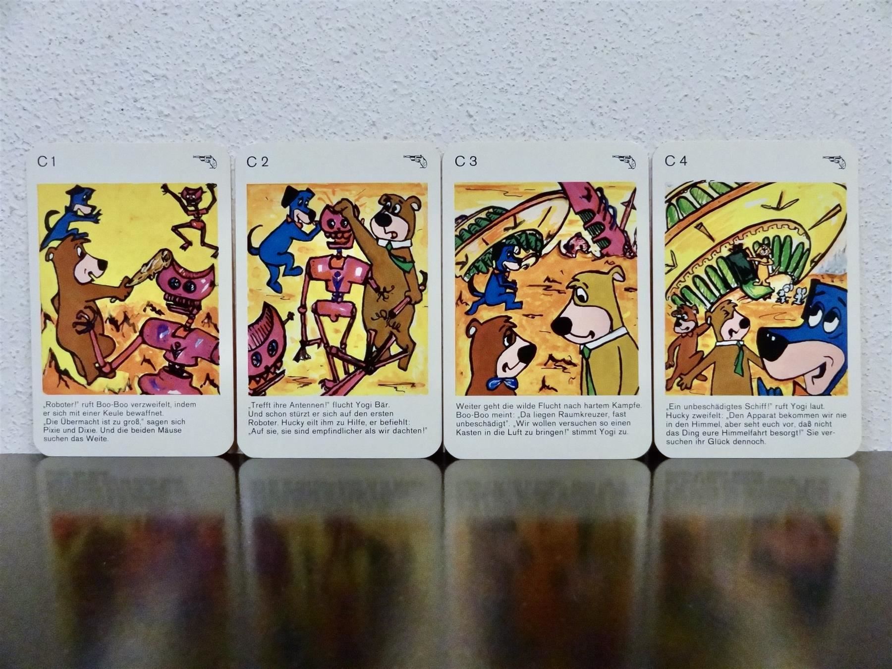 Giochi: Quartett HUCKY + YOGI SCHWARZER PETER – Usato da Kerzers venduto da wisaundso 6