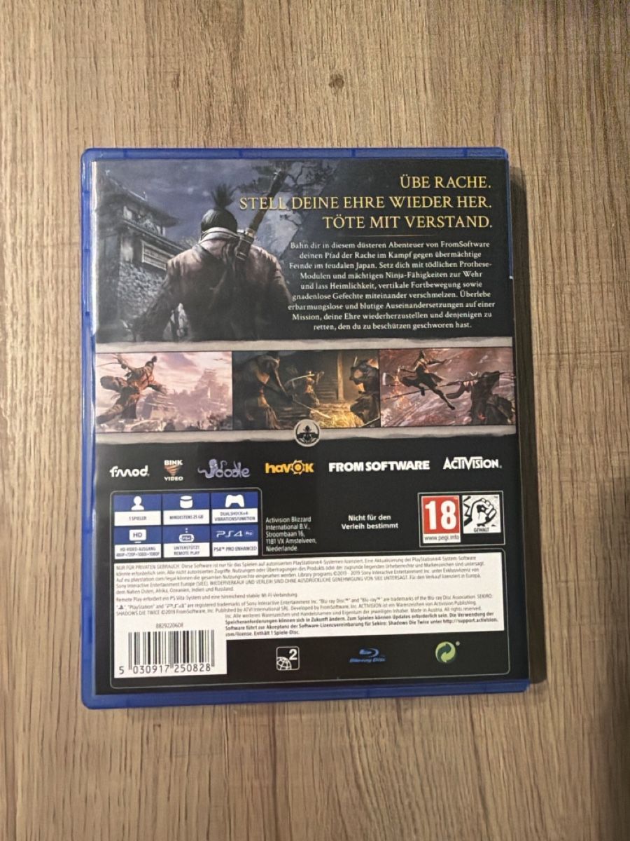 Giochi: Sekiro Shadows Die Twice Ps4 – Usato da Hagendorn venduto da masterchieff 1