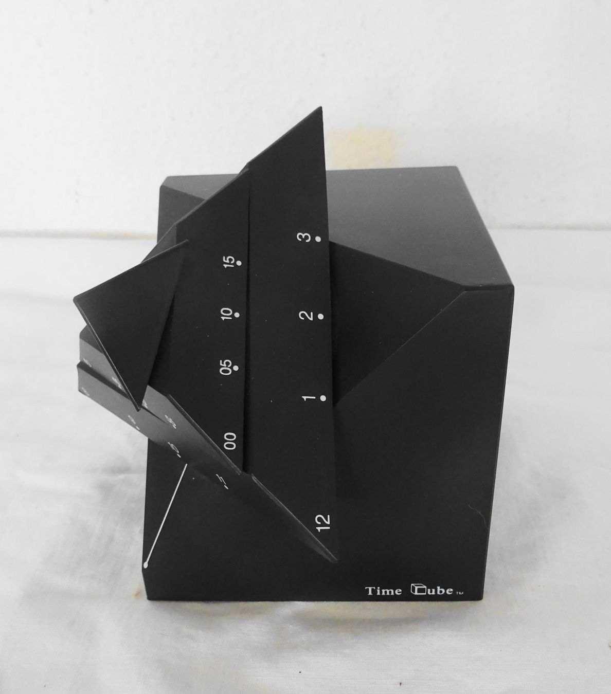Orologi da terra & Orologi da parete: TIME CUBE - Original aus 1988 - Design Table Watch 4D Design – Usato da Zürich venduto da Connie8 1