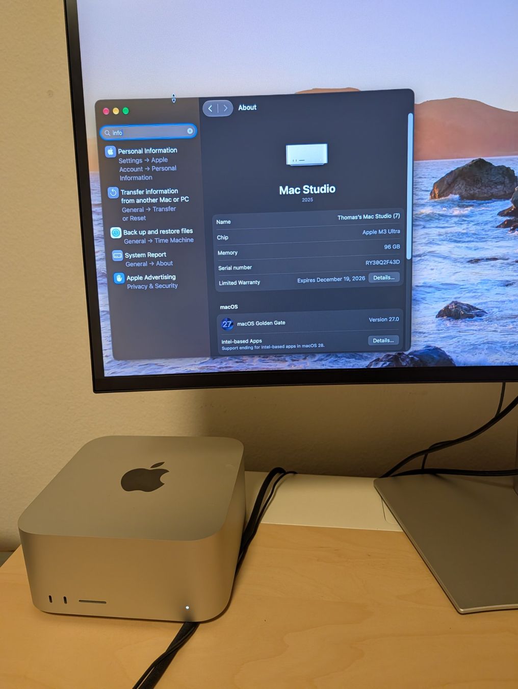 Apple PCs: Apple Mac Studio M3 Ultra 96GB RAM – Gebraucht aus bern von Tpischke2