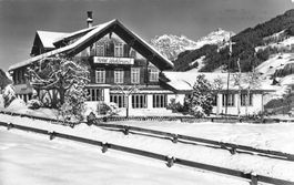 Adelboden (BE) Hotel Waldhaus Winterlandschaft Alpen
