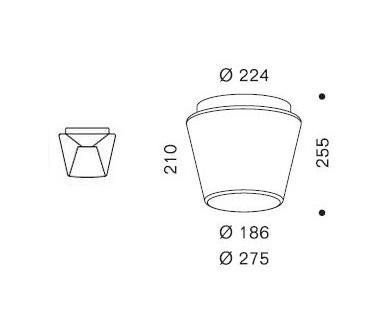 Lampadari & plafoniere: Deckenleuchte Annex Ceiling L von Serien Lighting – Usato da Umiken venduto da licht5040 9