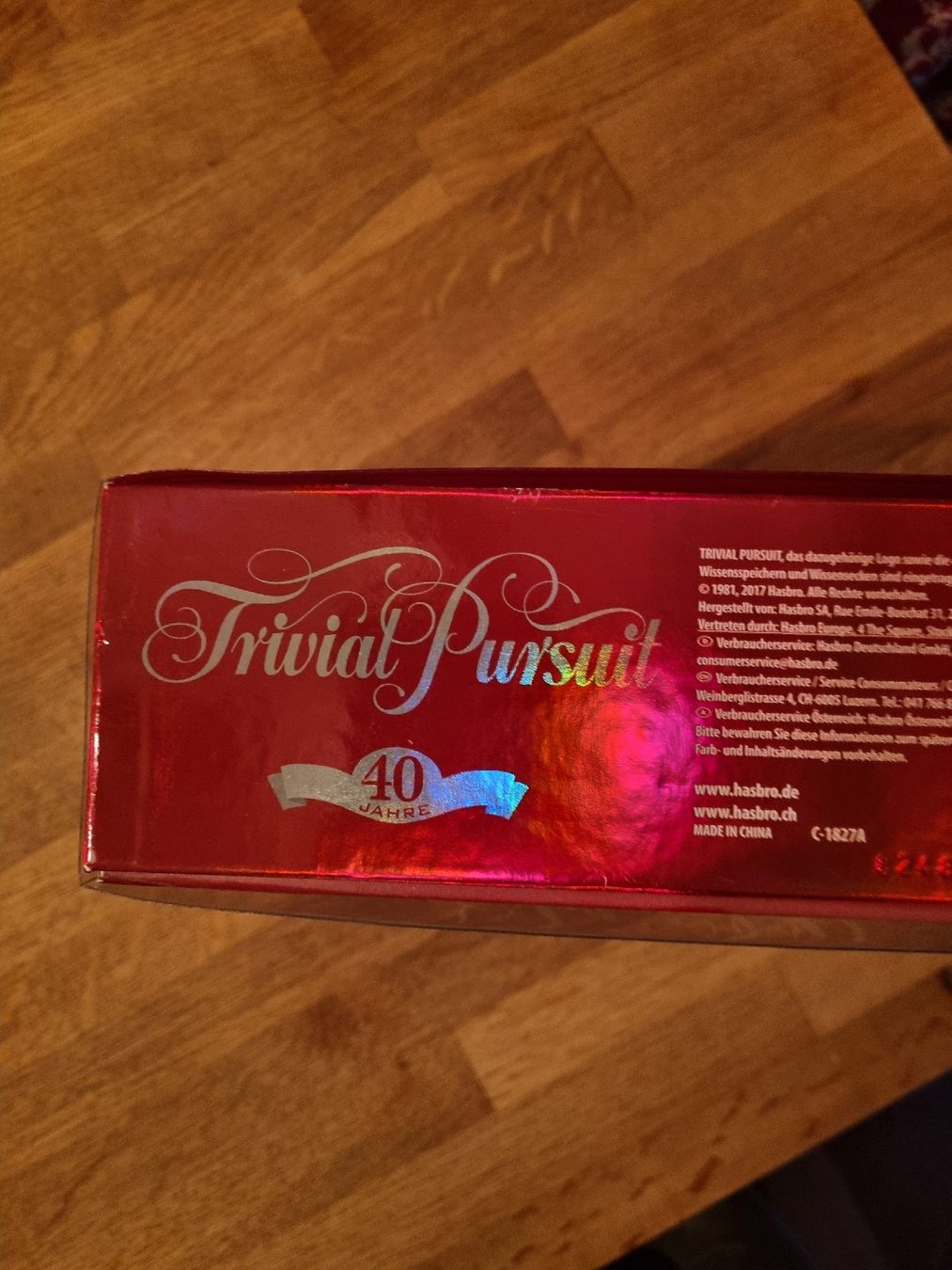 Hasbro Giochi: unbenutztes Trivial Pursuit 40th Anniversary Ruby Edition – Nuovo (secondo la descrizione) da Bern venduto da Meper 5