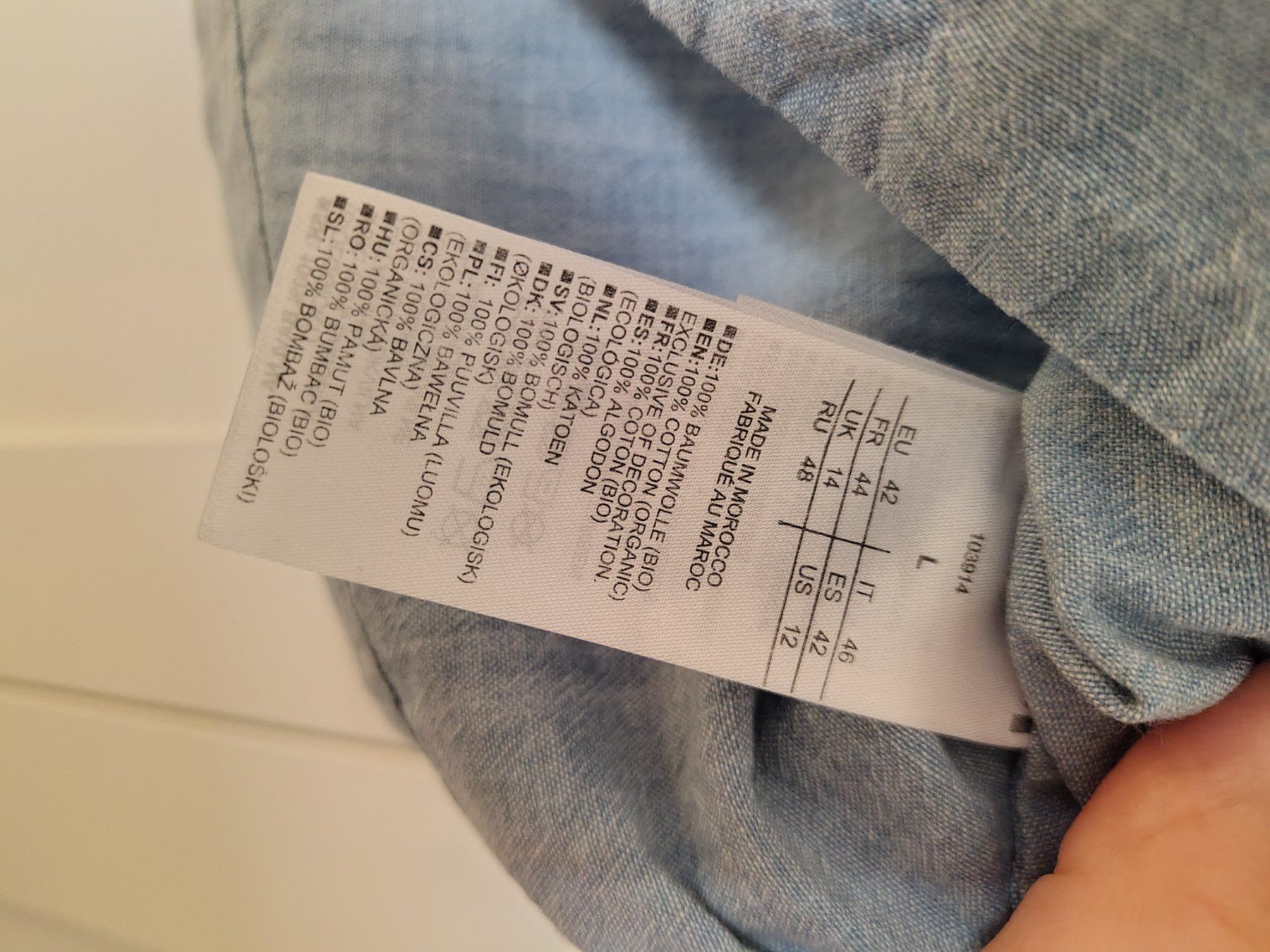 Armedangels Camicette: Bluse von Armedangels in jeansblau – Usato da Basel venduto da ste_g9bv 3