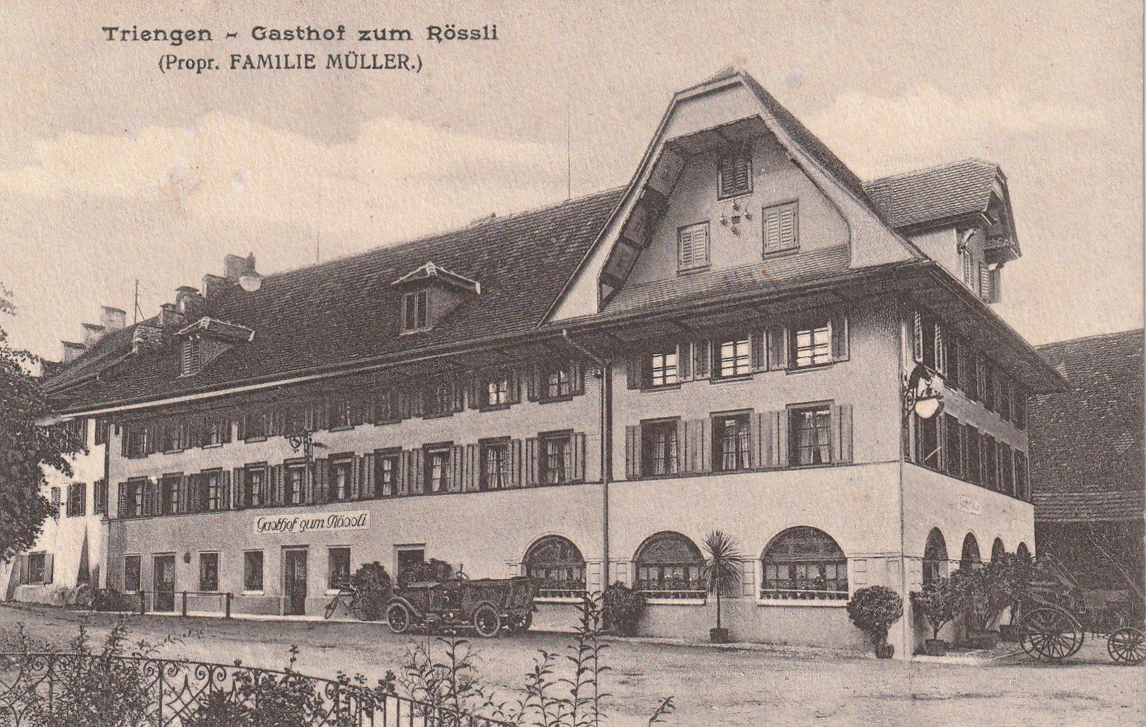 Cartoline postali: Triengen Restaurant Rössli – Usato da Rorschacherberg venduto da fratovi2