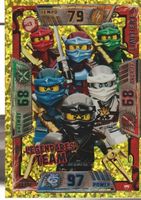 NINJAGO TRADING CARD SERIE 2 # LE10 LIM. ED. LEGENDARES TEAM