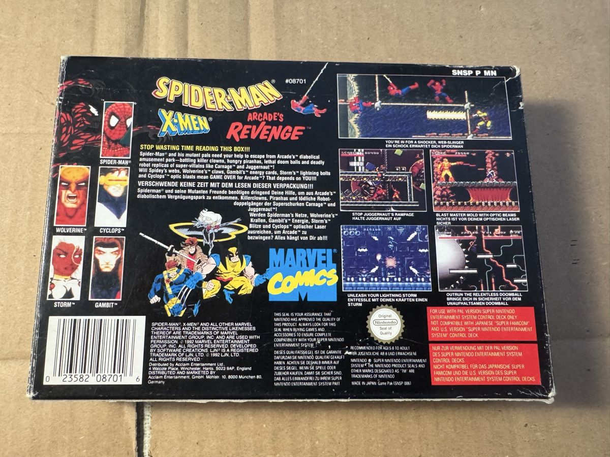 Nintendo Giochi: Spiderman snes eur – Usato da Ostermundigen venduto da RetroOwl 2
