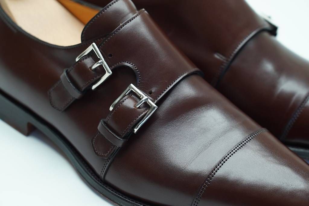 Herrenschuhe: John LOBB Double Monk Gr. 10 E Braun Lederschuhe – Gebraucht aus Zürich von hydrogenfluorid 2