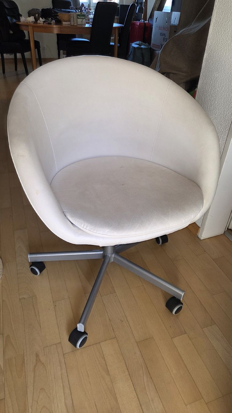 Chaises: Bürostuhl  Weiss – D'occasion à Baden par chr_h82b