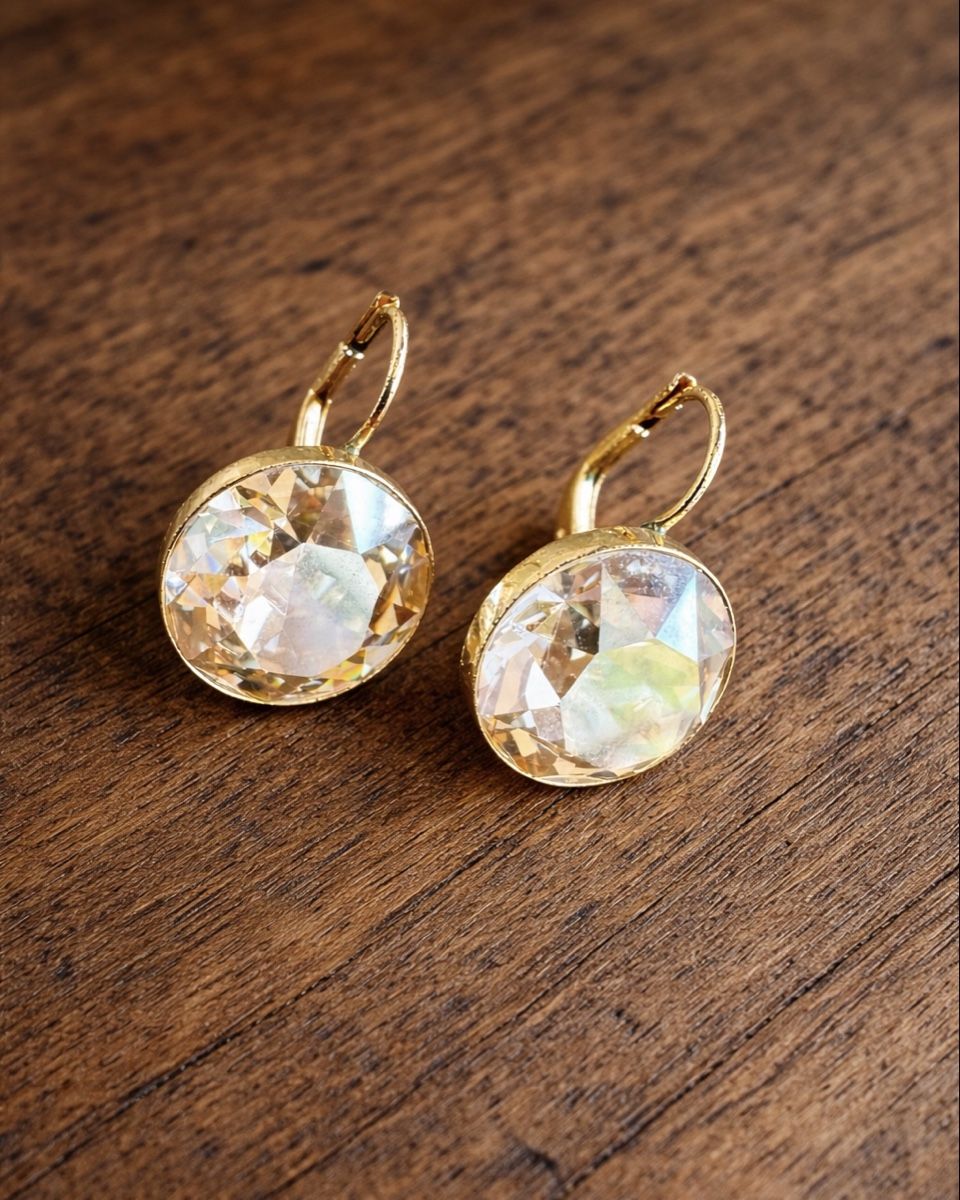 Swarovski Orecchini pendenti & Orecchini a lobo: Swarovski Ohrringe vergoldet – Usato da Dielsdorf venduto da Dnaloria 2