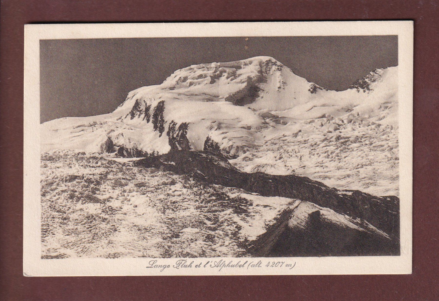 Cartoline postali: LANGEFLUH - ALPHUBEL – Usato da Pully venduto da nicecards
