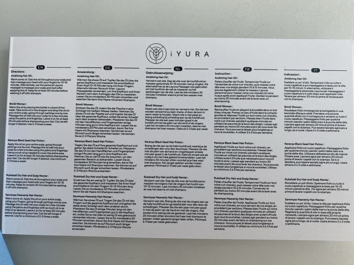 Altro per la cura del corpo: iYURA Geschenkset – Nuovo e nell'imballaggio originale da Wolfwil venduto da ISAsShop 1
