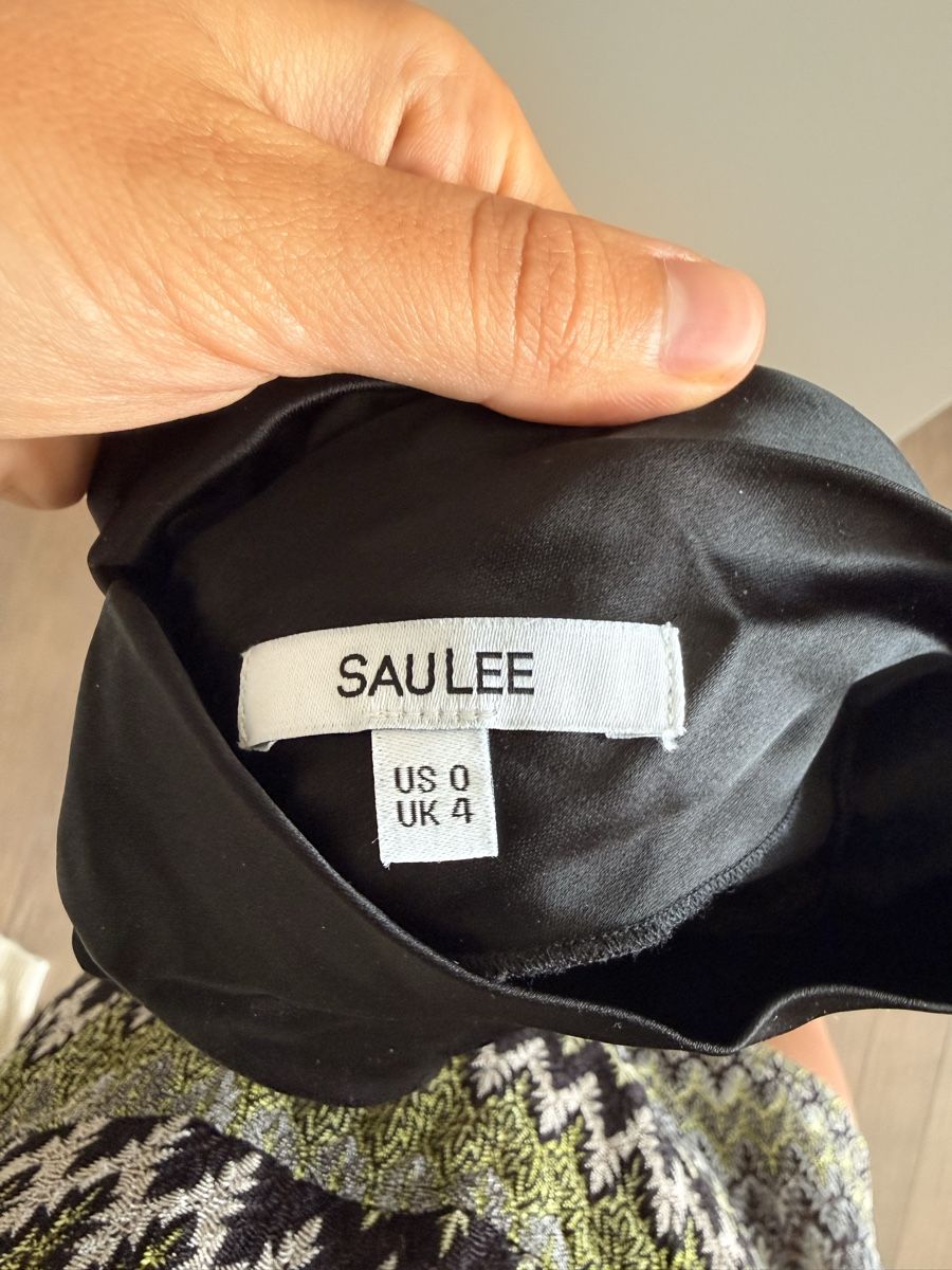 Kleider: Saulee Black Silk Waist Bow Size 0 – Neu und originalverpackt aus Meilen von tan_v628 2