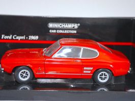 FABRIKNEU FORD CAPRI MINI CHAMP 1:18 VON 1969