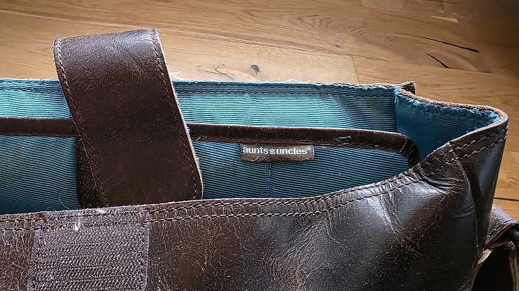 Aunts & Uncles Borse: Sac en cuir aunts & uncles – Usato da Villarvolard venduto da Ptilu 1