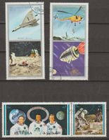 Timbres Apollo et Vulcan Bomber 4 timbres
