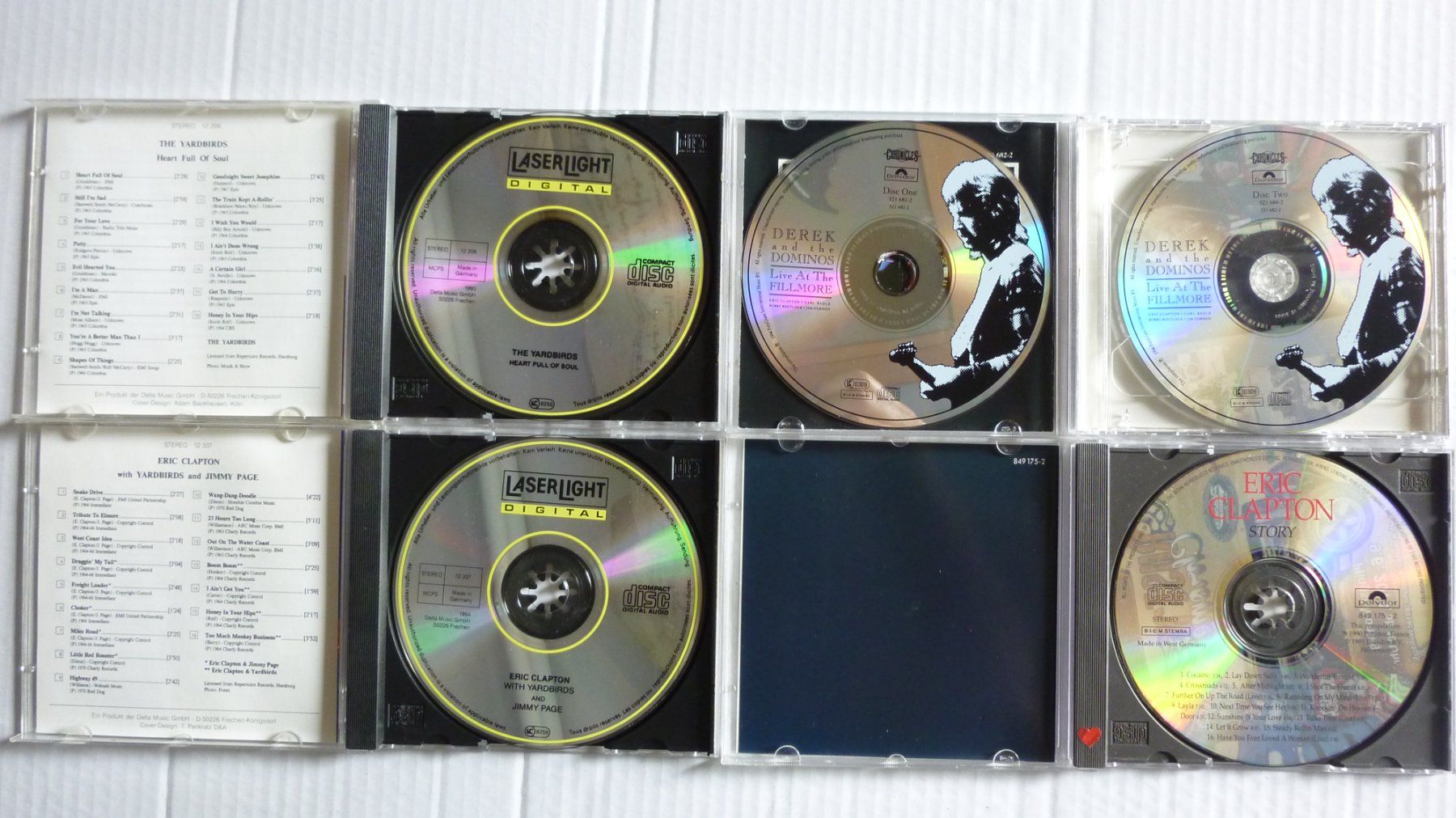 CD: Eric Clapton/Yardbirds – Usato da Weesen venduto da Speerbezirk 1