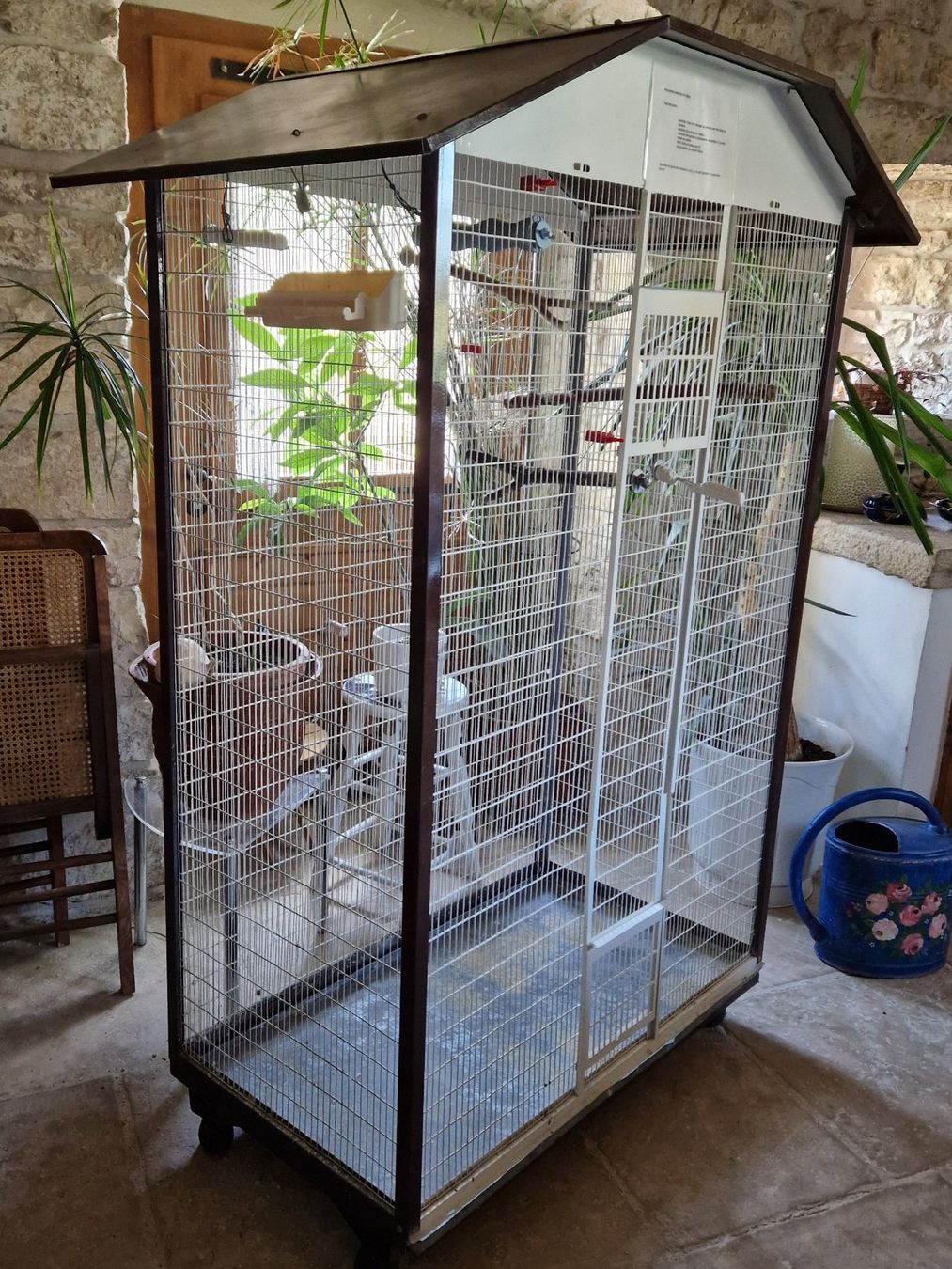 Gabbie, trasporto & Sicurezza: Grande cage pour oiseaux – Usato da Muriaux venduto da caroline228 1