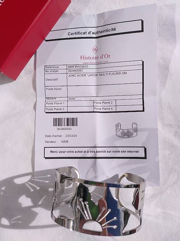Armbänder & -reifen: Bracciale da donna in acciaio bianco – Gebraucht aus Sessa von uza_x5jm 1
