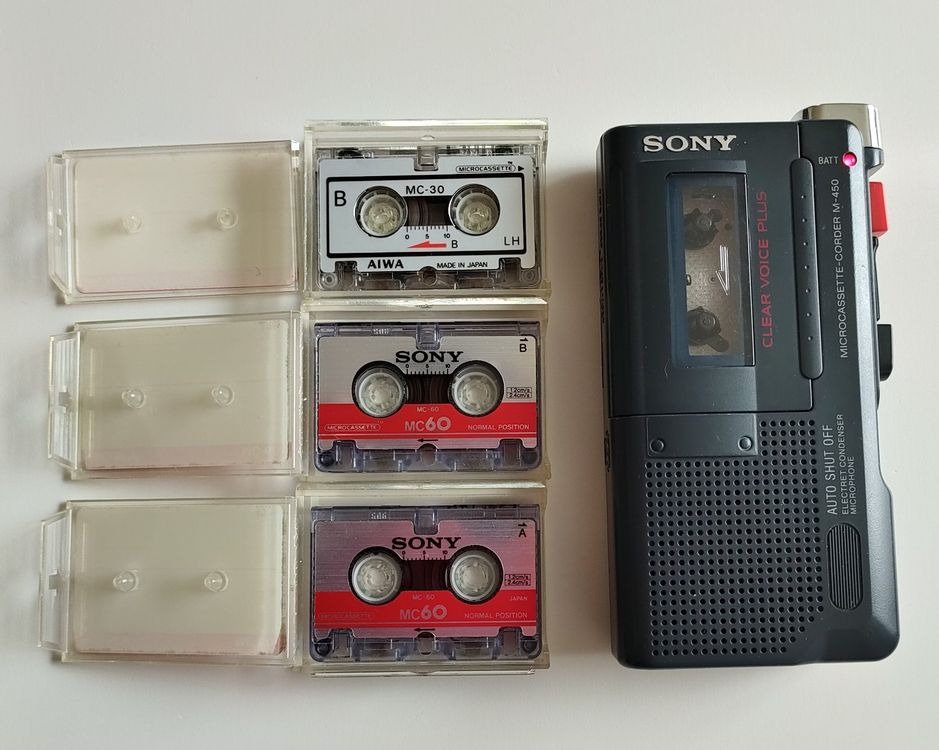 Sony M450 Microcassette Voice Recorder Kaufen auf Ricardo