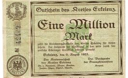 Erkelenz 1 Mil.Mark 09.08.1923 SS+-SS++