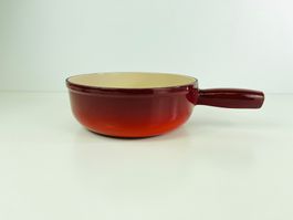 Emailliertes Gusseisen Caquelon für Käsefondue – Ø ca. 23 cm