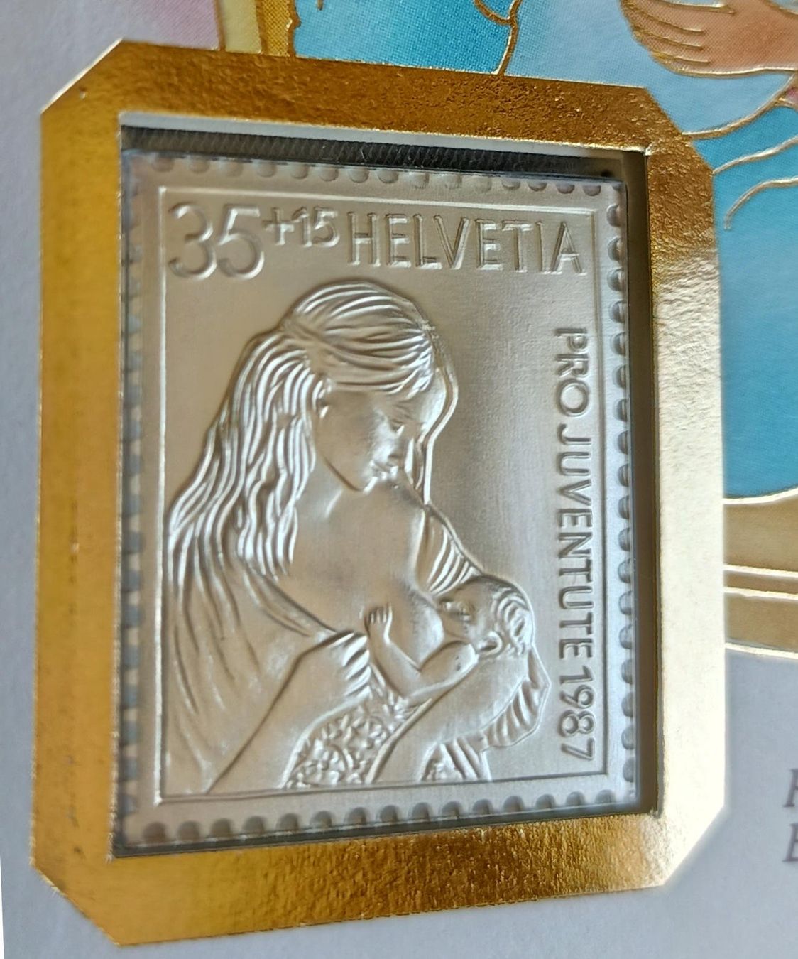 Medaillen: Numisbrief Stillende Mutter mit Silbermedaille ab 1 Fr. !! – Gebraucht aus Luzern von Vreneli_1 1