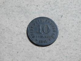 10 Pfennige, Stadt Weissenfels a.d.S., 1917, Zink, vorz.