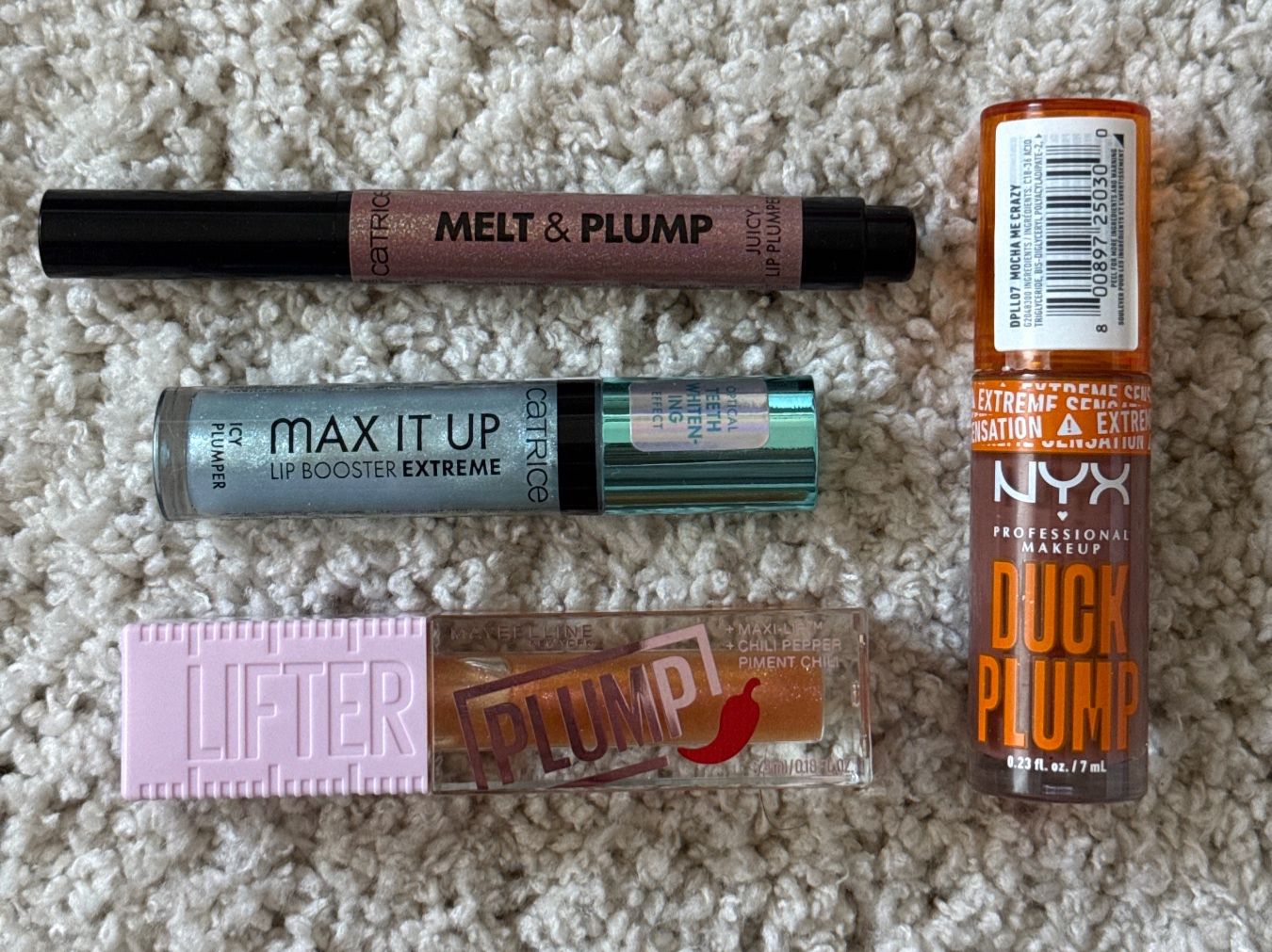 Make-up: Lot de gloss repulpants (NYX & Catrice) – Nuovo (secondo la descrizione) da Chavannes-près-Renens venduto da elobrgs