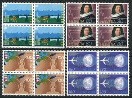 1994, Sonderpostmarken II, Viererblöcke **