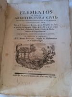 Éléments Architecture Civile 1763 - Livre Ancien Rare! (55)