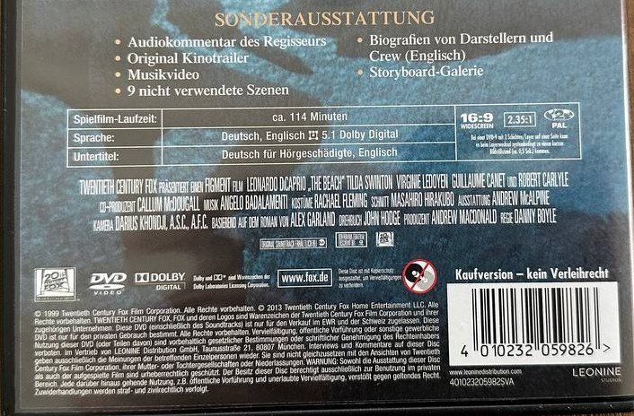Tutti i DVDs: Leonardo DiCaprio - The Beach DVD - Sommerfeeling! – Usato da Beringen venduto da Mantafisch1 2