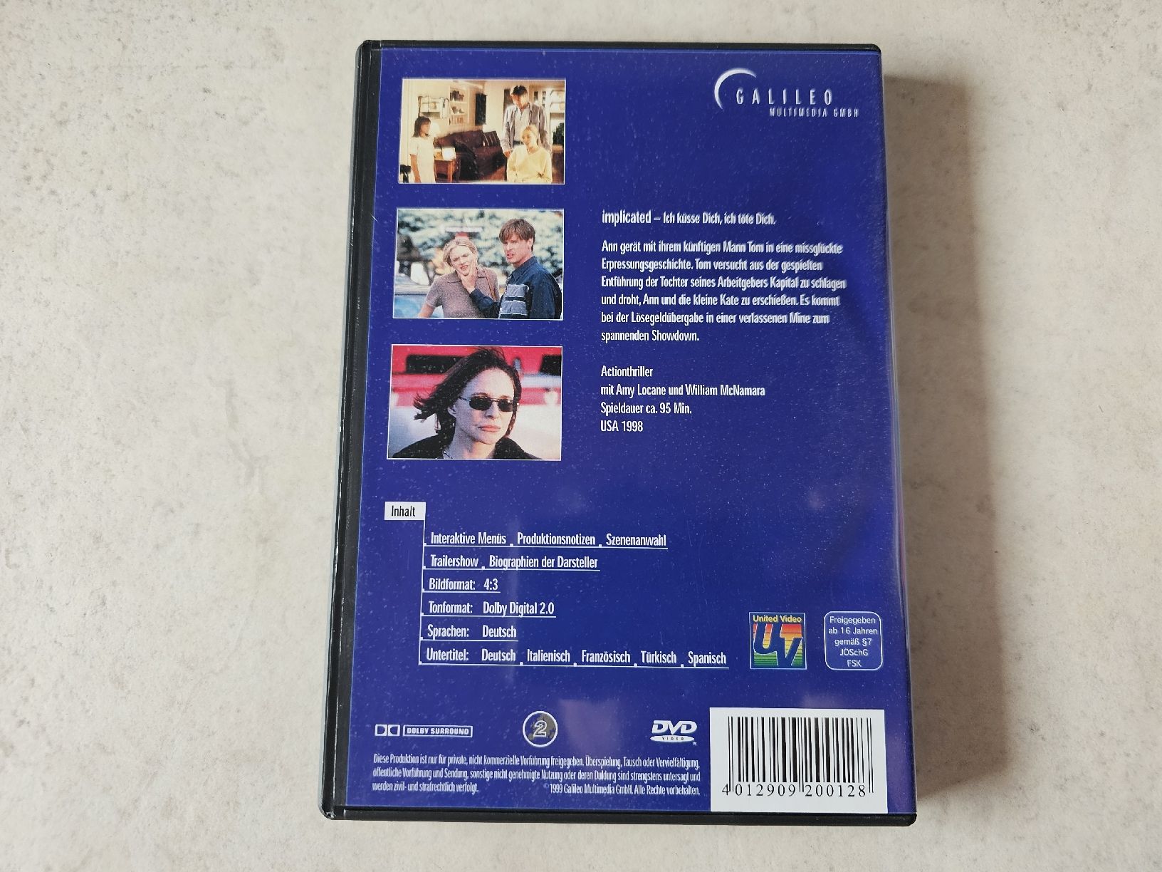 Tutti i DVDs: Implicated   (William McNamara) – Usato da Schneisingen venduto da backstore24 1