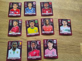 Panini WM 2022 Qatar Sticker, Preis für ALLE zusammen