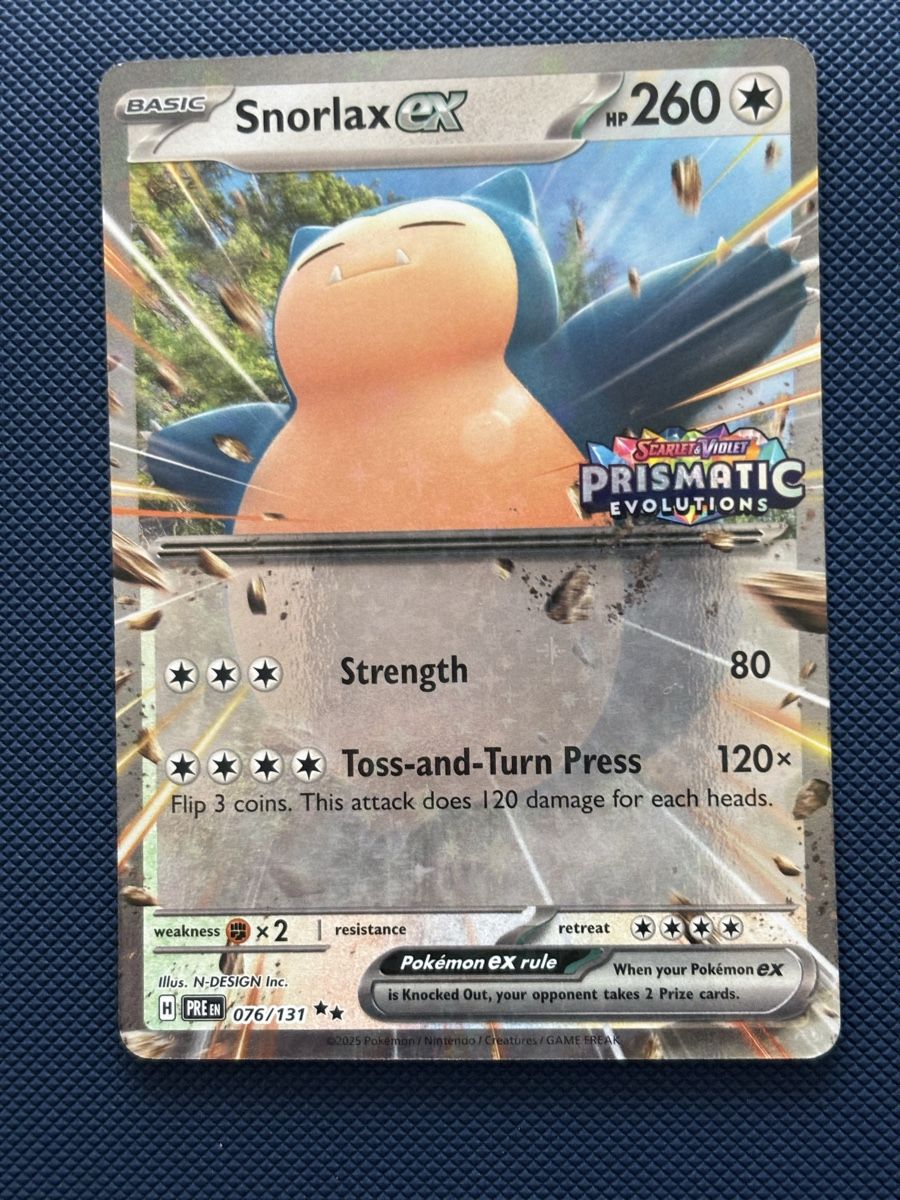 Pokémon Carte collezionabili: Carte Pokémon SNORLAX STAMPLE PRISMÁTIC pre 076 – Nuovo (secondo la descrizione) da lausanne venduto da helderj