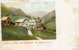 Urnäsch  AR   -  Gruss vom KRÄZERLI am Säntis    um 1902