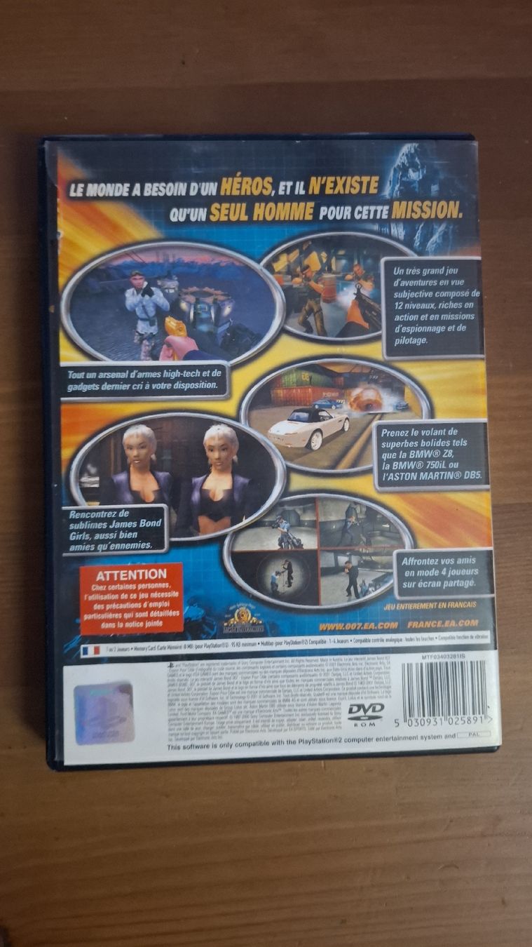 Giochi: Jeu PS2 James Bond 007: Espion pour cible – Usato da Fiaugères venduto da Fiaugeres1609 1